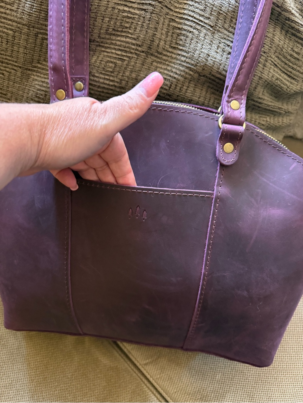 Larkspur PLG Large Zip Logan - Picture 3 of 6
